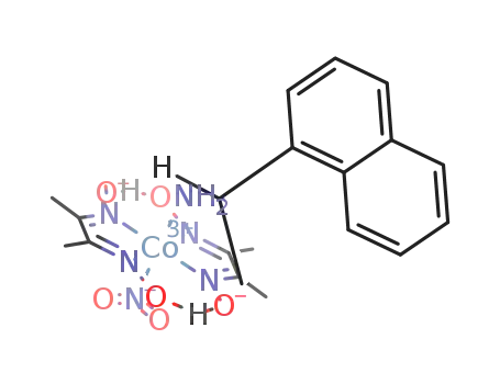 bis(dimethylglyoxamato)nitro[S-1-naphthylethylamine]cobalt(III)