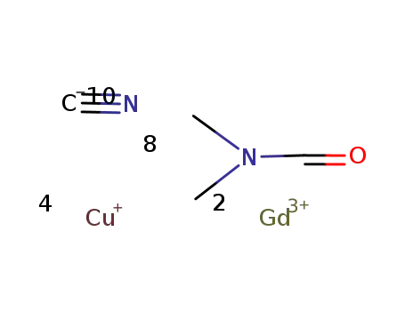 (Gd2(dimethylformamide)8Cu4(CN)10)