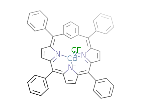 chlorocadmium(II) 6,11,16,21-tetraphenyl-m-benziporphyrin