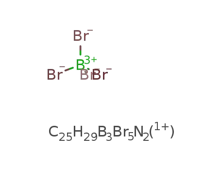 [CH3(C6H4)BBr(((C5H3N)(CH2)4BBr2)2)](1+)*BBr4(1-) = [CH3(C6H4)BBr(((C5H3N)(CH2)4BBr2)2)]BBr4