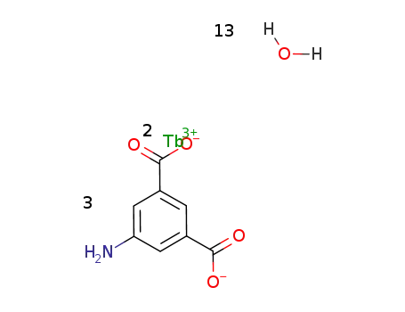 terbium(III) 5-aminoisophthalate tridecahydrate
