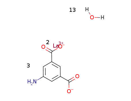 lanthanum(III) 5-aminoisophthalate tridecahydrate