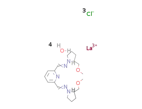 [LaCl3(2S,2'S-N,N,-[pyridine-2,6-diylbis(methan-1-yl-1-ylidene)]bis(2-methoxymethyl)pyrrolidin-1-amine)]*4H2O