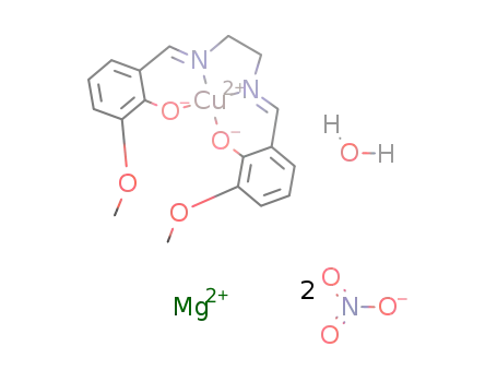 [Cu(N,N'-ethylenedi(3-methoxysalicylideneimine))]Mg(NO3)2(H2O)