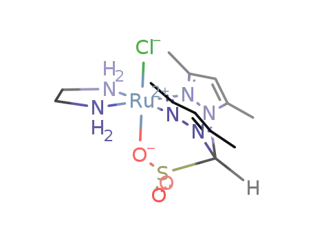 [Ru(((bis(3,5-dimethylpyrazol-1-yl)methane sulfonate)(ethylenediamine)(Cl)]
