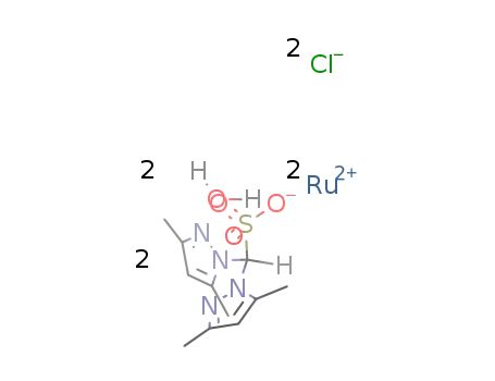 [(Ru((bis(3,5-dimethylpyrazol-1-yl)methane sulfonate)Cl(H2O))2]