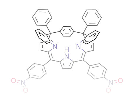 6,6,21,21-tetraphenyl-11,16-bis(4-nitrophenyl)-meta-benziporphodimethene