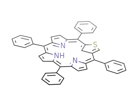 5,10,15,20-tetraphenyl-2-thia-21-carbaporphyrin