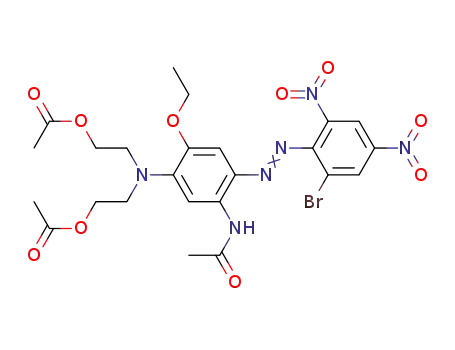 Molecular Structure of 12239-34-8 (Disperse blue 79)