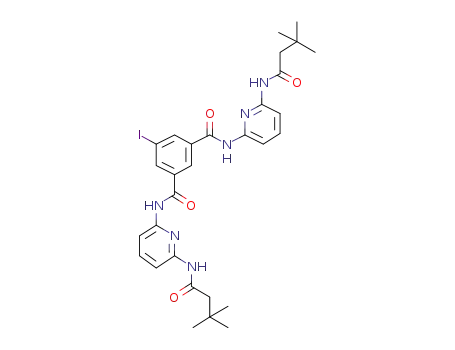 N,N′-bis[6-(3,3-dimethylbutyrylamino)pyridin-2-yl]-5-iodoisophthalamide