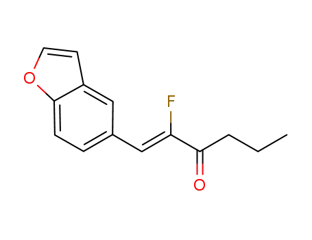 (Z)-2-fluoro-1-(1-benzofuran-5-yl)-1-hexen-3-one