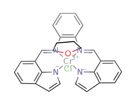 (N,N'-bis-[1-(1H-indolato-7-yl)-meth-(E)-ylidene]-benzyl-1,2-diamino)-chloro-tetrahydrofurano-chromium(III)
