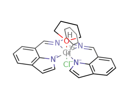 (1R,2R)-(N,N'-bis-[1-(1H-indolato-7-yl)-methylidene]-cyclohexan-1,2-diamino)-chloro-tetrahydrofurano-chromium(III)