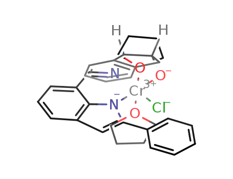 bis(tetrahydrofurano)-chloro-(1S,2R)-(-)-cis-1-((1-(2-phenyl-1H-indolato-7-yl)-meth-(E)-ylidene)-amino)-indan-2-olato-chromium(III)