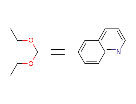 6-(3,3-diethoxyprop-1-ynyl)quinoline