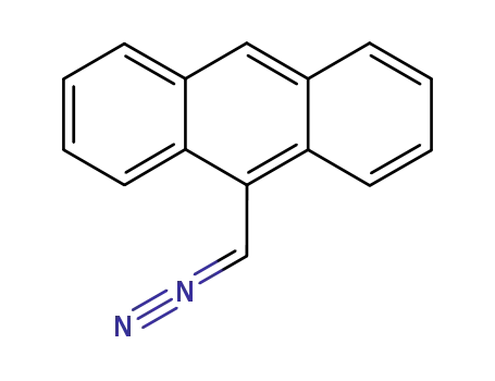 Molecular Structure of 10401-59-9 (9-Anthryldiazomethane)