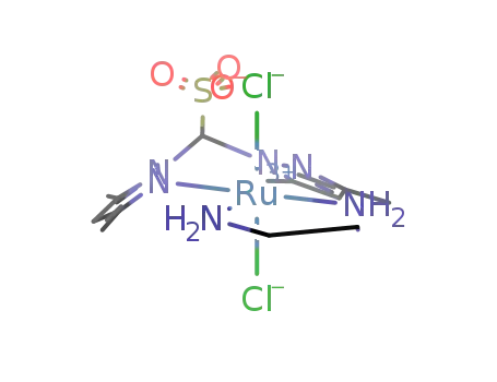 [RuCl2((CH2NH2)2)(O3SCH(N2C3H(CH3)2)2)]