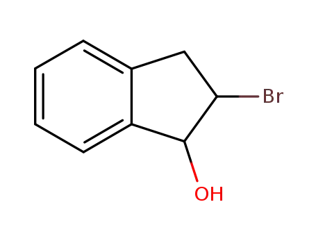 Molecular Structure of 5400-80-6 (2-Bromo-1-indanol)