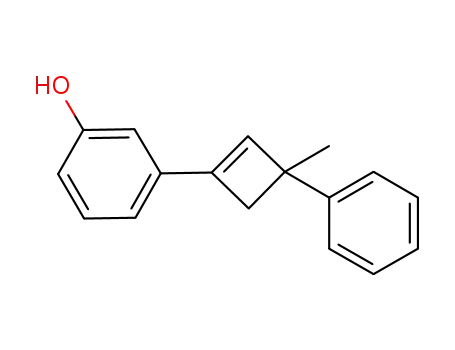 3-(3-methyl-3-phenylcyclobut-1-enyl)phenol