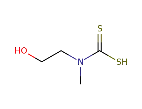 N-hydroxyethyl-N-methyl-dithiocarbamic acid