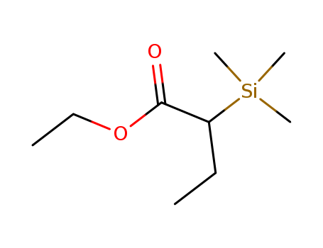 Butanoic acid, 2-(trimethylsilyl)-, ethyl ester