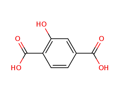 Molecular Structure of 636-94-2 (2-hydroxyterephthalic acid)