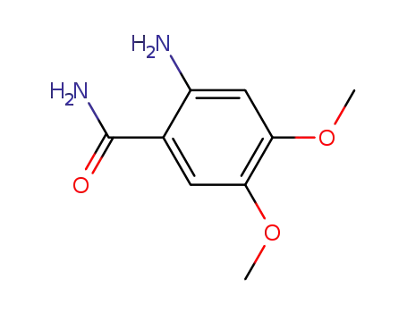 Molecular Structure of 5004-88-6 (2-AMINO-4,5-DIMETHOXYBENZAMIDE)
