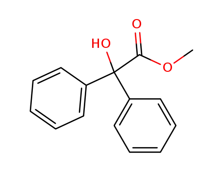 Molecular Structure of 76-89-1 (Methyl benzilate)