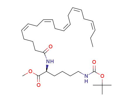 (S)-methyl 6-(tert-butoxycarbonyl)-2-((5Z,8Z,11Z,14Z,17Z)-eicosa-5,8,11,14,17-pentaenamido)hexanoate