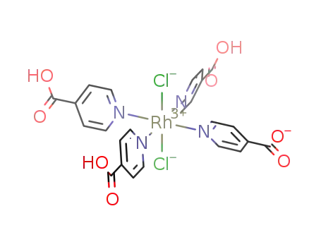 trans-[Rh(isonicotinic acid)3(isonicotonic acid(-H))Cl2]