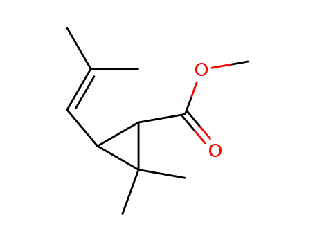 Cyclopropanecarboxylicacid, 2,2-dimethyl-3-(2-methyl-1-propen-1-yl)-, methyl ester cas  5460-63-9