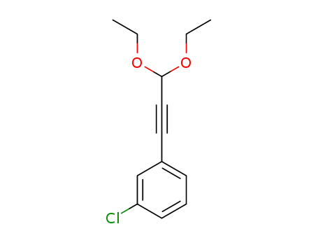 1-chloro-3-(3,3-diethoxyprop-1-ynyl)benzene