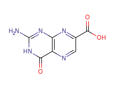 Molecular Structure of 31010-60-3 (2-AMINO-4-HYDROXYPTERIDINE-7-CARBOXYLIC ACID)
