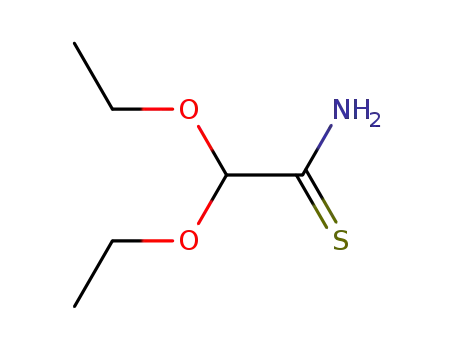 Molecular Structure of 73956-15-7 (2,2-Diethoxyethanethioamide)