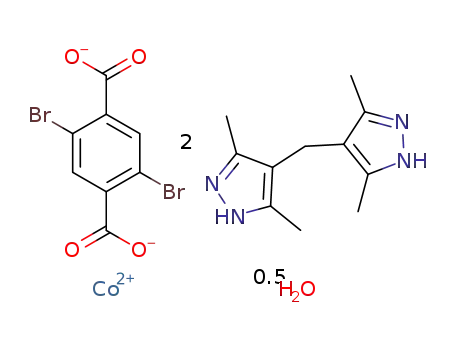 {[Co(methylenebis(3,5-dimethylpyrazole))(Br-BDC)](H2O)0.5}