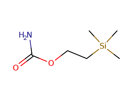 Molecular Structure of 3124-37-6 (2-(trimethylsilyl)ethyl carbamate)