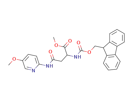 methyl 2-{[(9H-fluoren-9-ylmethoxy)carbonyl]amino}-3-[(5-methoxypyridin-2-yl)carbamoyl]propanoate