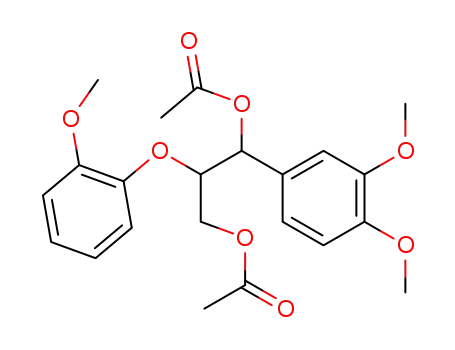 1-(3,4-dimethoxyphenyl)-2-(2-methoxyphenoxy)propane-1,3-diol diacetate