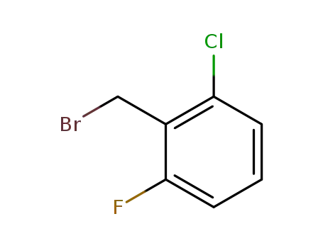 Molecular Structure of 68220-26-8 (2-Chloro-6-fluorobenzyl Bromide)