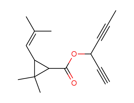2,2-Dimethyl-3-(2-methyl-propenyl)-cyclopropanecarboxylic acid 1-ethynyl-but-2-ynyl ester