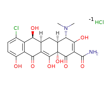 demethylchlortetracycline hydrochloride