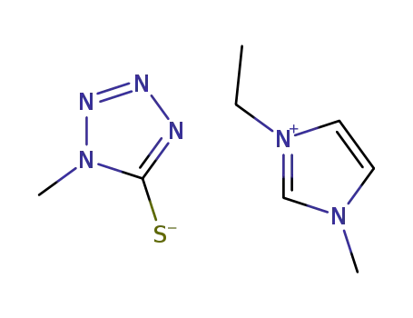 1-methyl-5-mercapto-1,2,3,4-tetrazole 1-methyl-3-ethylimidazolium salt