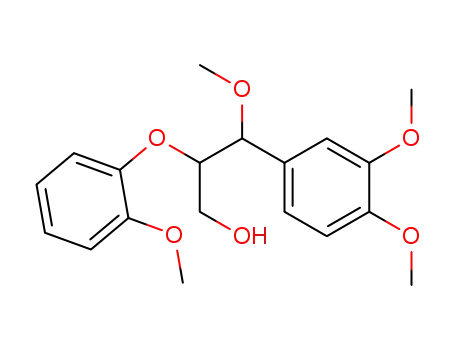 1,2-Dimethoxy-4-<2-(2-methoxy-phenoxy)-3-hydroxy-1-methoxy-propyl>-benzol