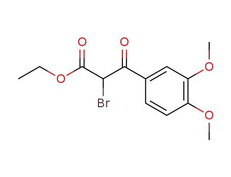 ethyl 2-bromo-3-(3,4-dimethoxy phenyl)-3-oxopropanoate