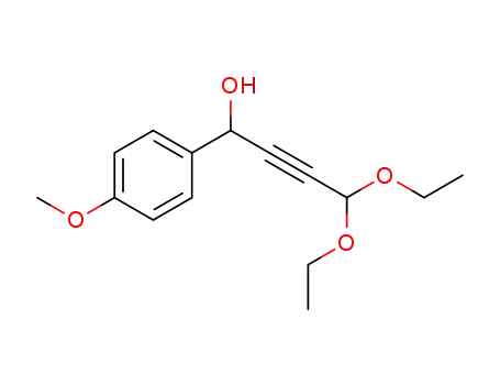 4,4-diethoxy-1-(4-methoxyphenyl)but-2-yn-1-ol