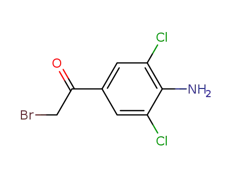 Molecular Structure of 37148-47-3 (4-Amino-3,5-dichloro-alpha-bromoacetophenone)