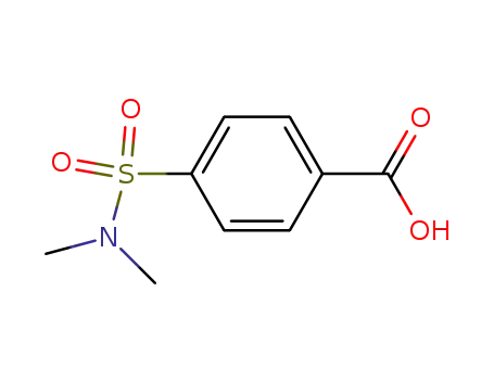 Molecular Structure of 1206-37-7 (4-DIMETHYLSULFAMOYL-BENZOIC ACID)
