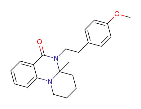 5-(4-methoxyphenylethyl)-4a-methyl-3,4,4a,5-tetrahydro-1H-pyrido[1,2-a]quinazolin-6(2H)-one