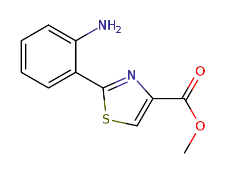 methyl 2-(2-aminophenyl)thiazole-4-carboxylate