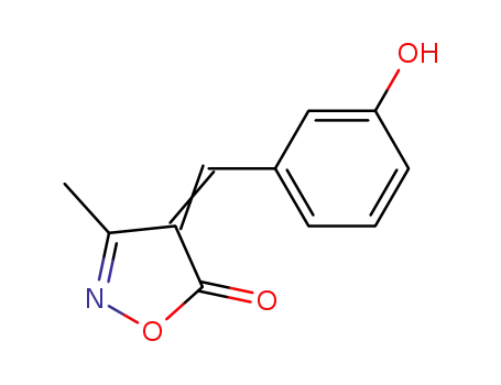 3-methyl-4-(3-hydroxyphenyl)methylene-isoxazole-5(4H)-one